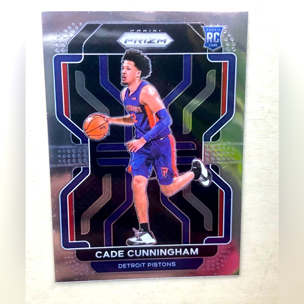 2021-22 Panini Prizm Silver Cade Cunningham Rookie Card #282 #1 Overall Pick